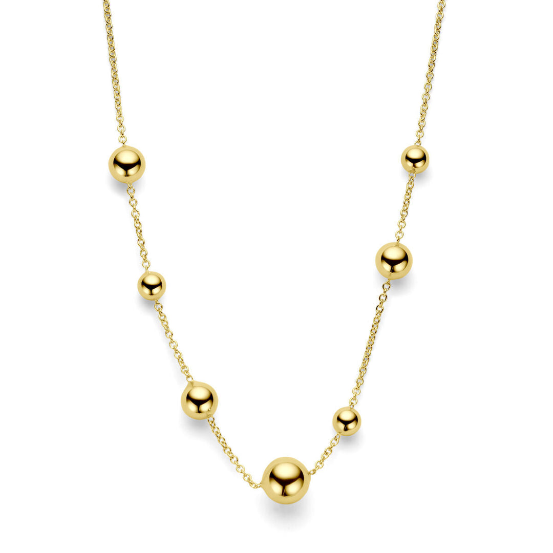 Halskette Kugeln 45 cm 14K Gelbgold