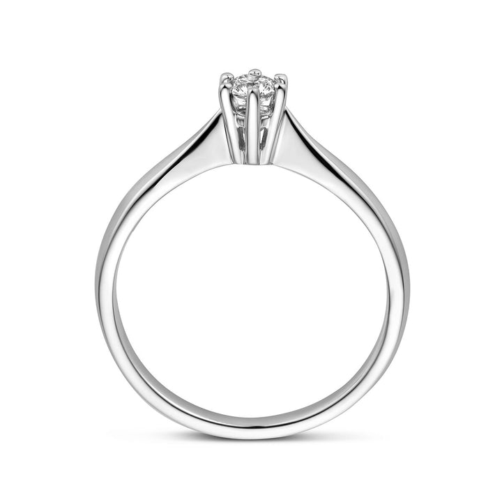 Ring Diamant 0,25 ct h SI 14K Weißgold