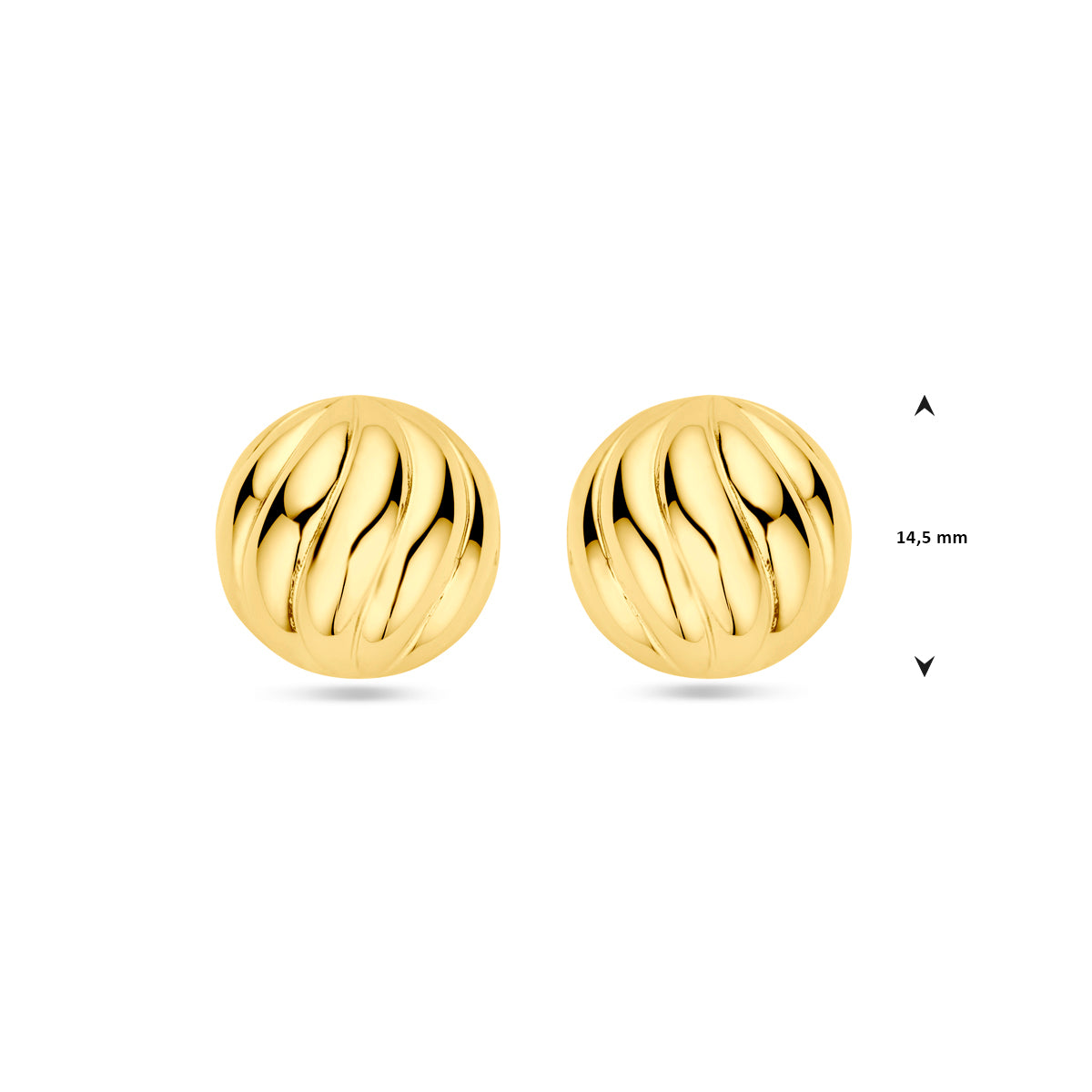 Ohrstecker Silber vergoldet (gelb)