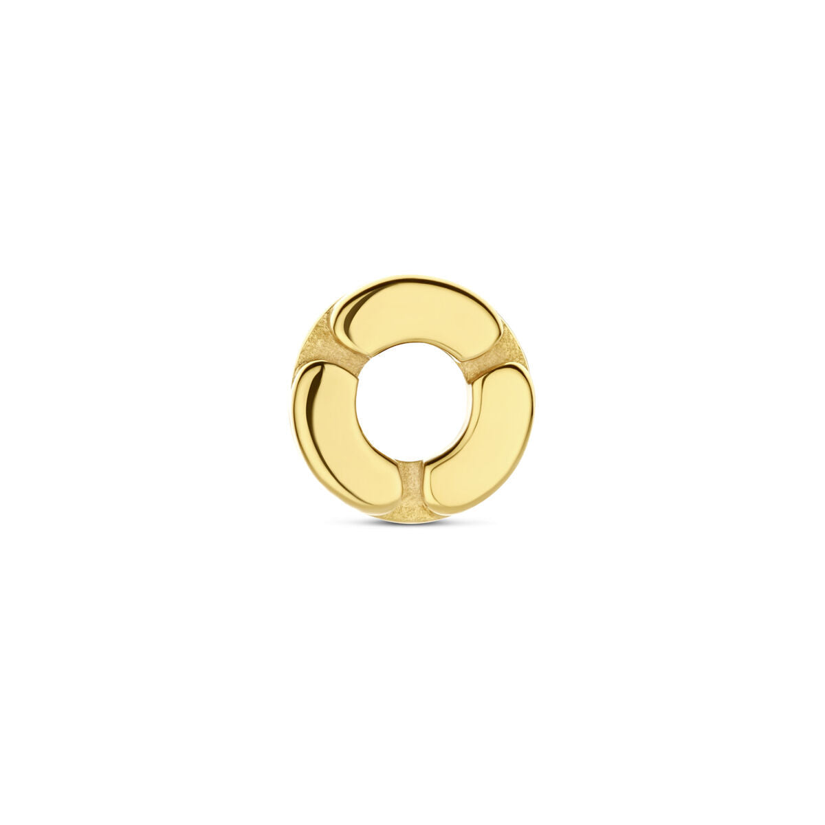 Rondellen-Kettengliedmotiv 8,5 mm 3 Mikron vergoldet (gelb)