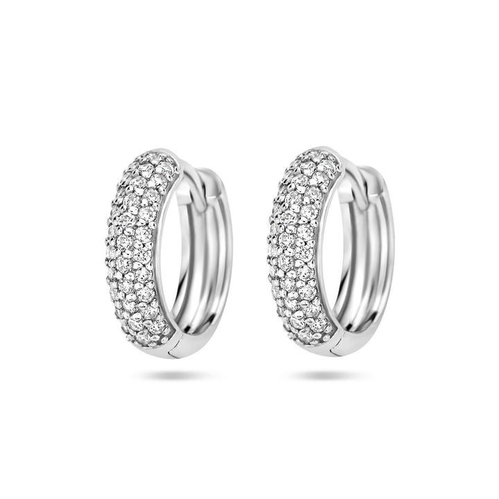 Ohrhänger Zirkonia Silber rhodiniert