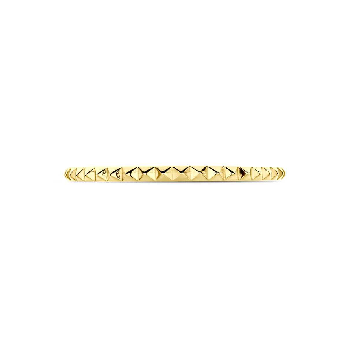 14K Gelbgold-Ansteckring – 1,5 mm breit