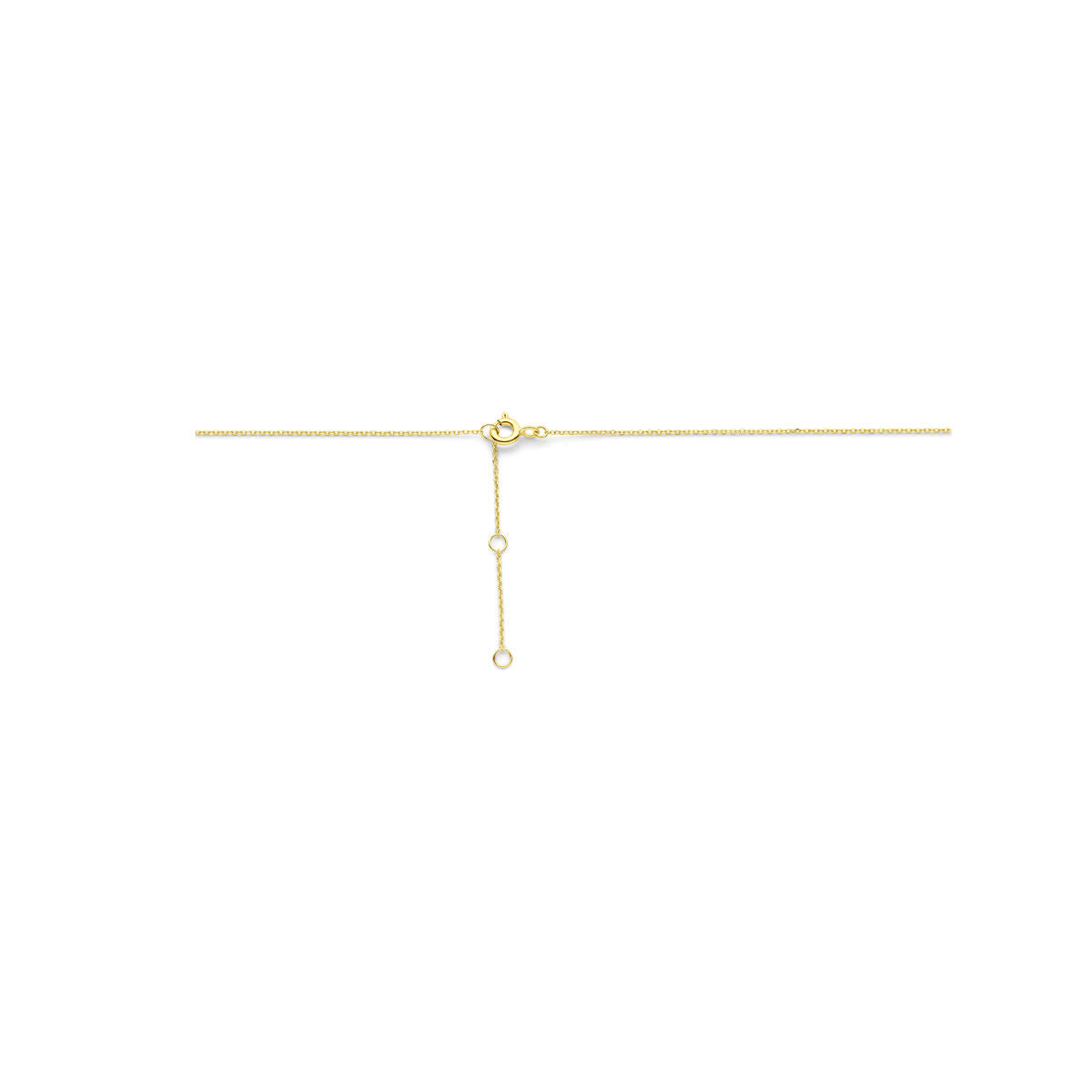 Halskette Herz Lab Grown Diamant 0,7 mm 40 - 42 - 44 cm 0.25ct G SI 14K Gelbgold