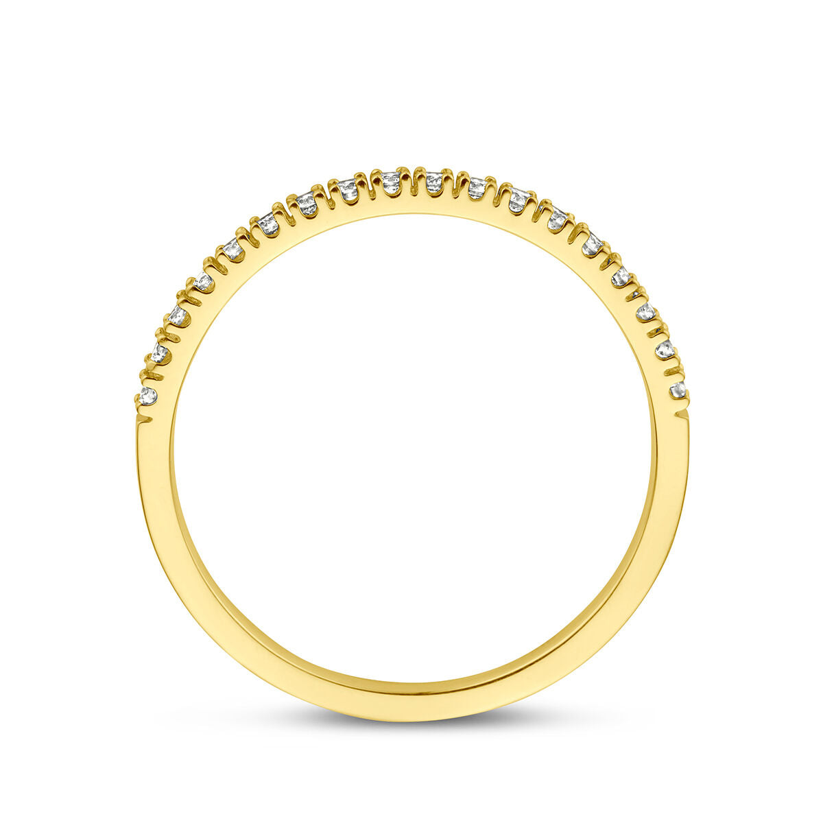 Ring Diamant 0,20 ct h SI 14K Gelbgold