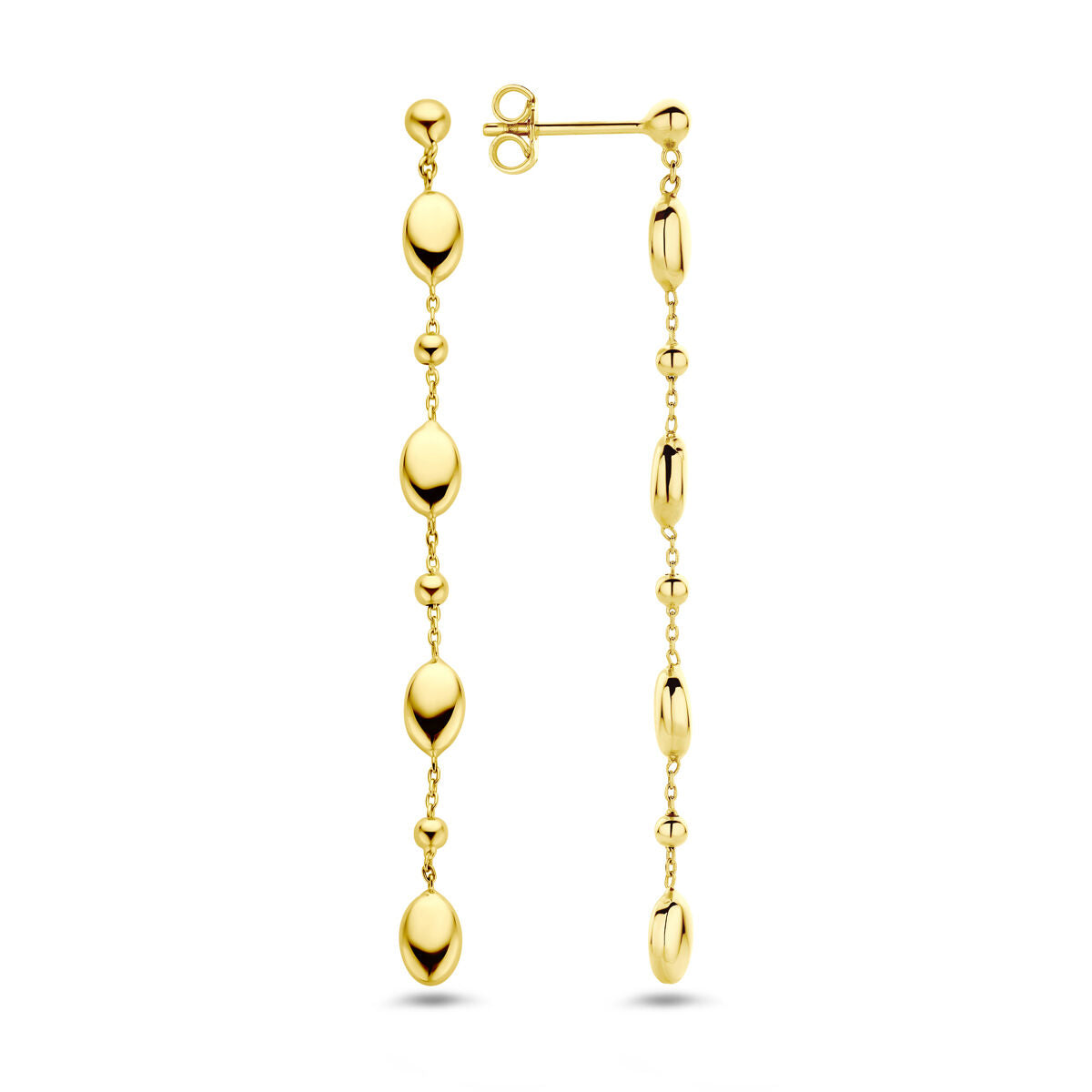 Ohrringe 14K Gelbgold