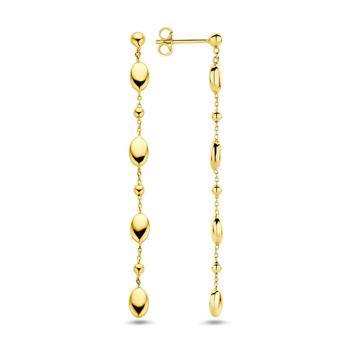 Ohrringe 14K Gelbgold