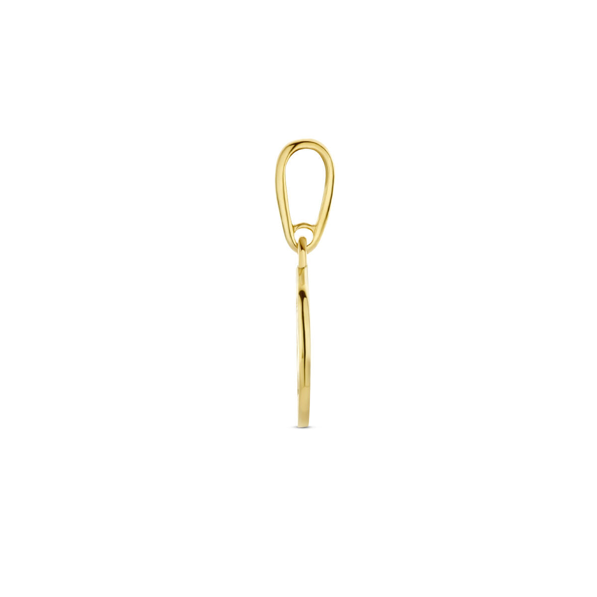 Anhänger Kompass 14K Gelbgold