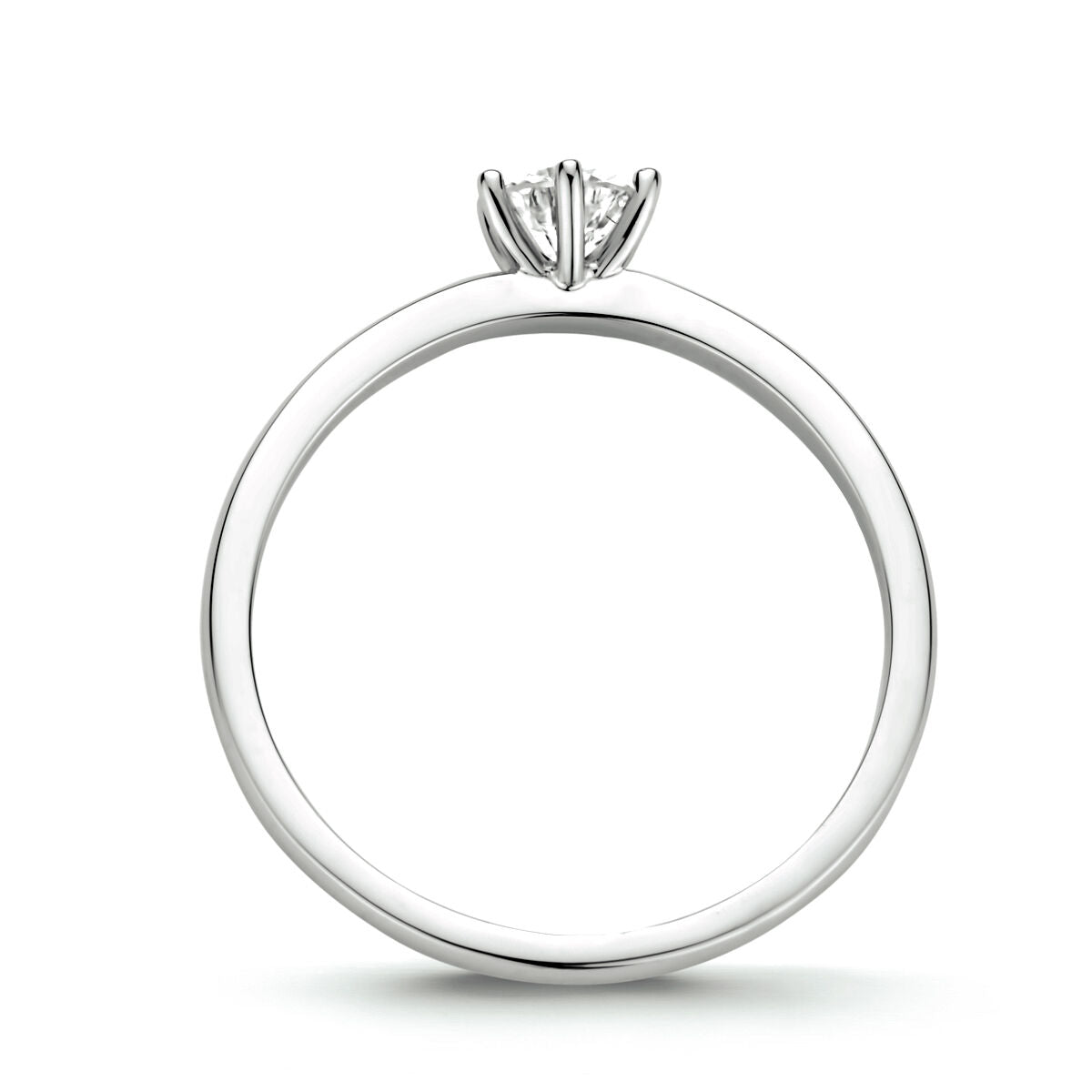 Ring Diamant 0,25 ct h SI 14K Weißgold