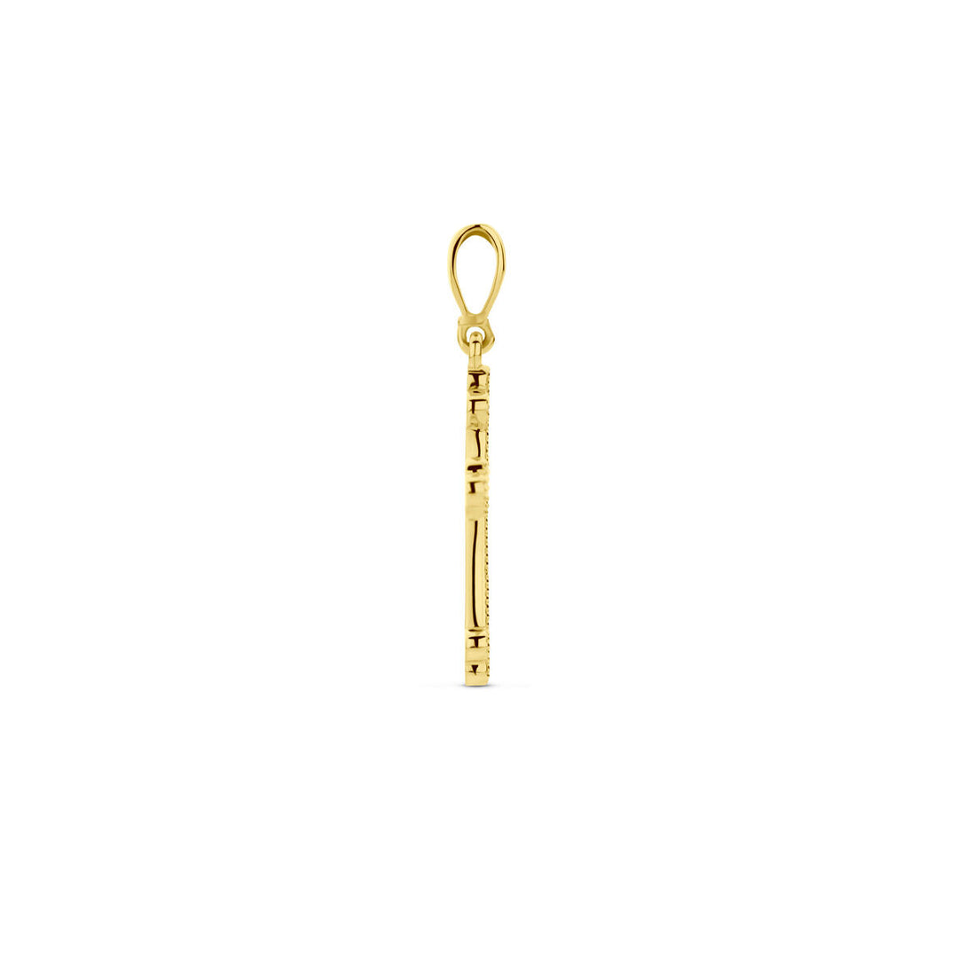 Anhänger Kreuz 14K Gelbgold