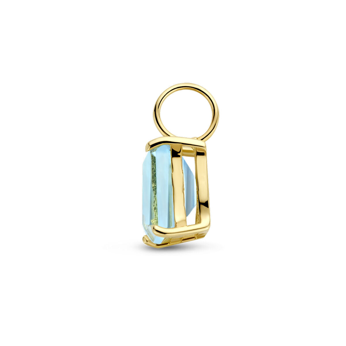 Anhänger Blautopas 14K Gelbgold