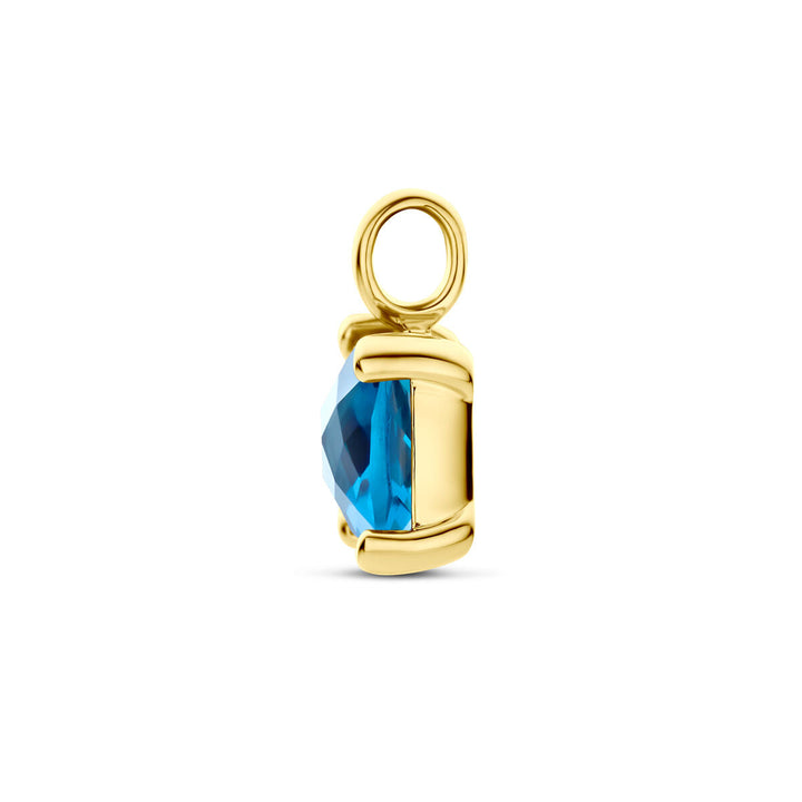 Anhänger London Blue Topas 14K Gelbgold