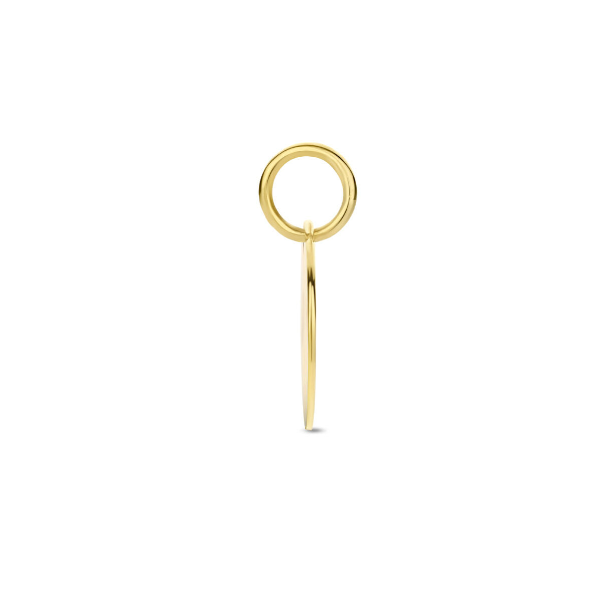 Gravuranhänger rund 14K Gelbgold