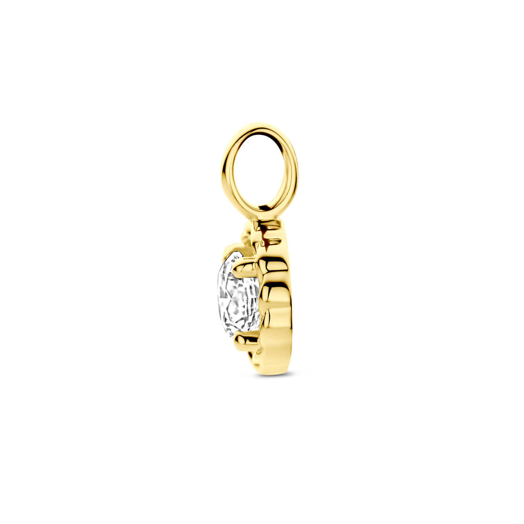 Anhänger Zirkonia 14K Gelbgold