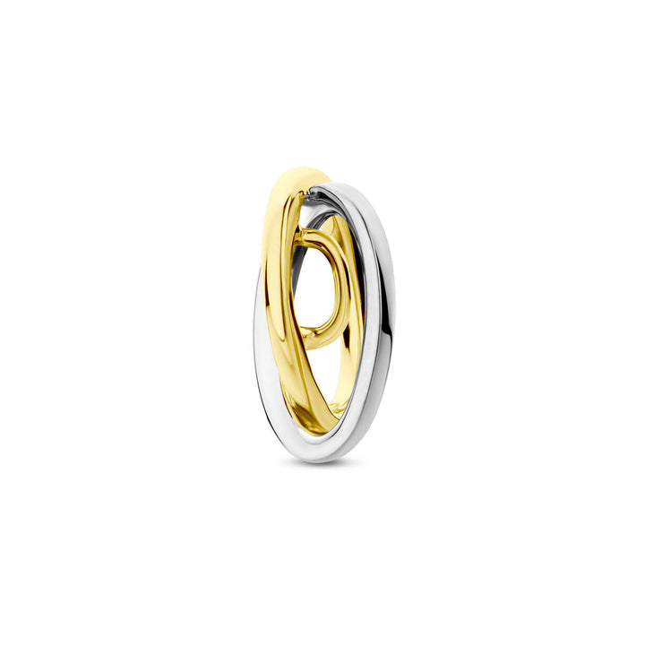 Anhänger Diamant 0,05 ct h si 14K Bicolor-Gold gelb/weiß