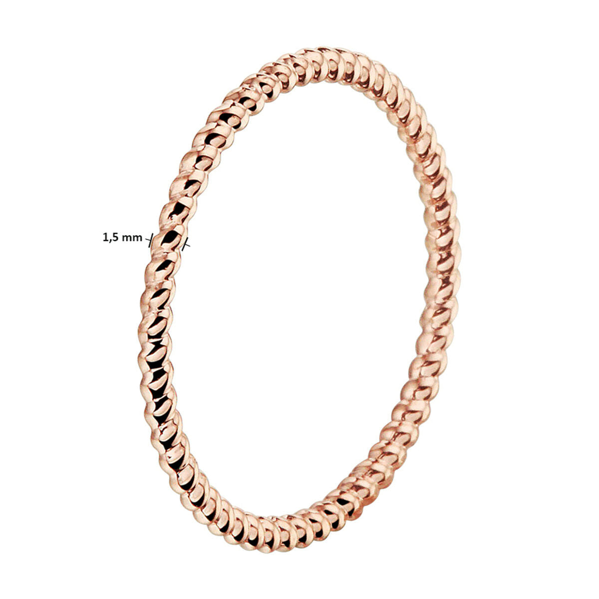 Verlängerungsring 14K Roségold