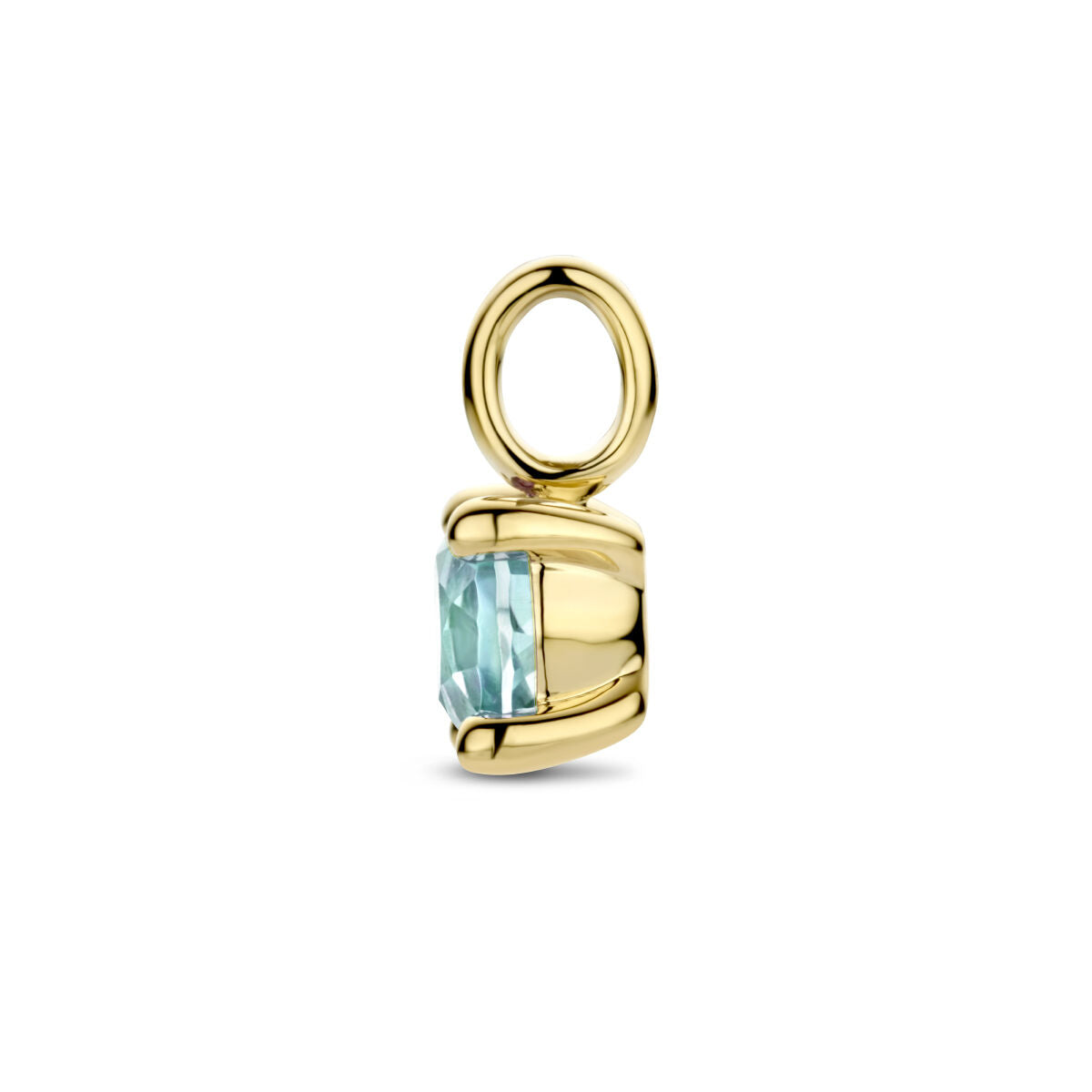 Anhänger Blautopas 14K Gelbgold