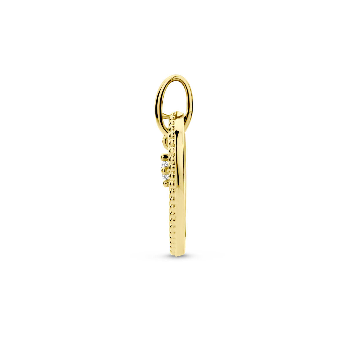 Anhänger Diamant 0,06 ct h SI 14K Gelbgold