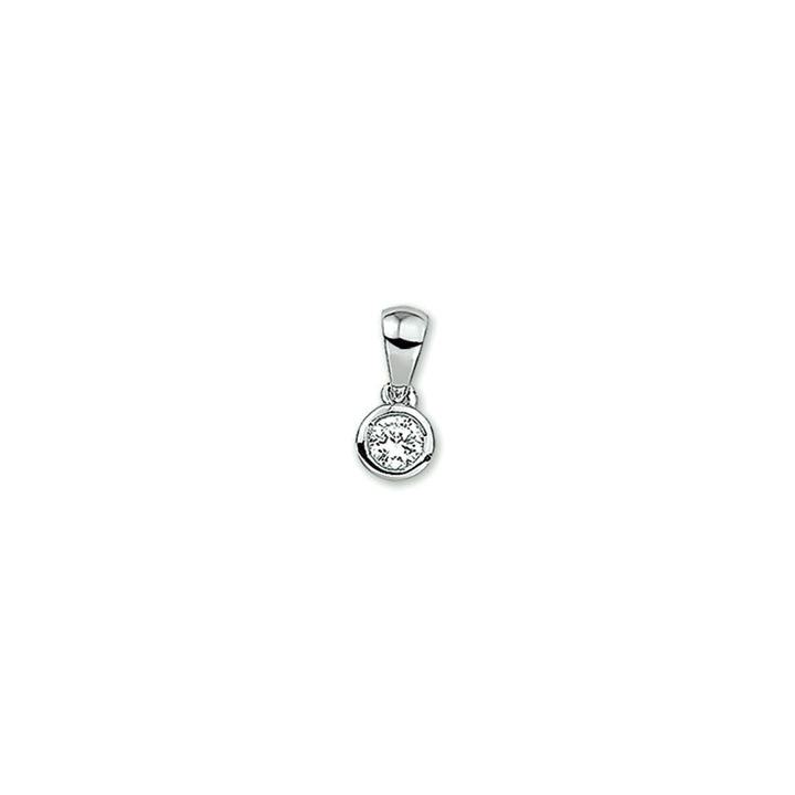 hanger zirkonia zilver gerhodineerd