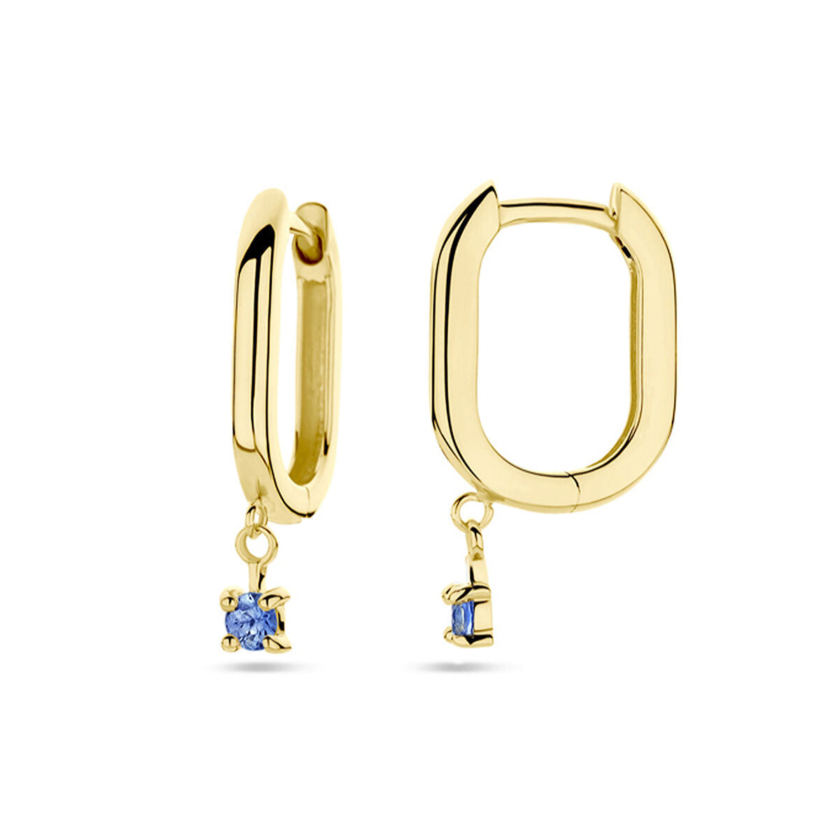 Ohrhänger Saphir 14K Gelbgold