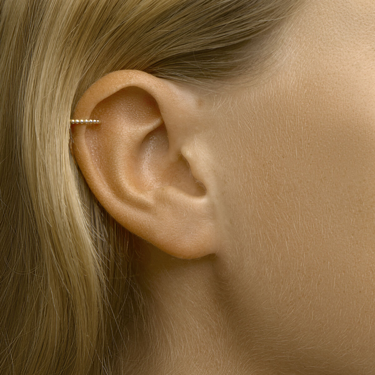 Ear Cuff-Kugeln pro Stück aus 14-karätigem Gelbgold
