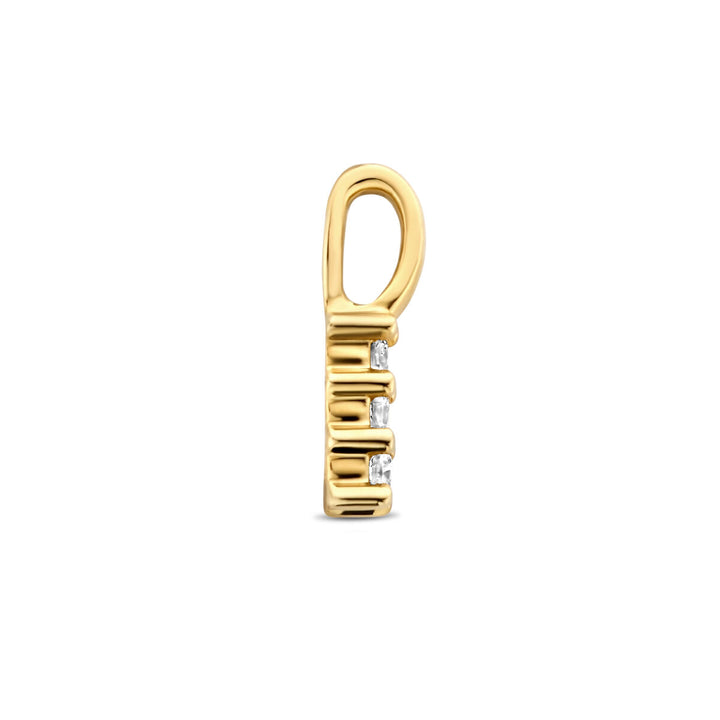 Anhänger Diamant 0,05 ct h SI 14K Gelbgold