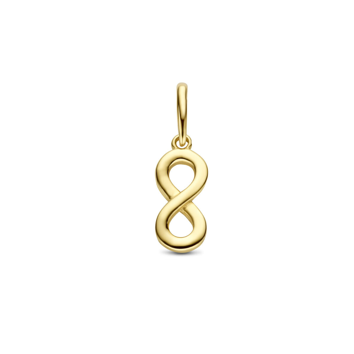 Hänger in Form eines unendlichen Symbols aus 14K Gelbgold
