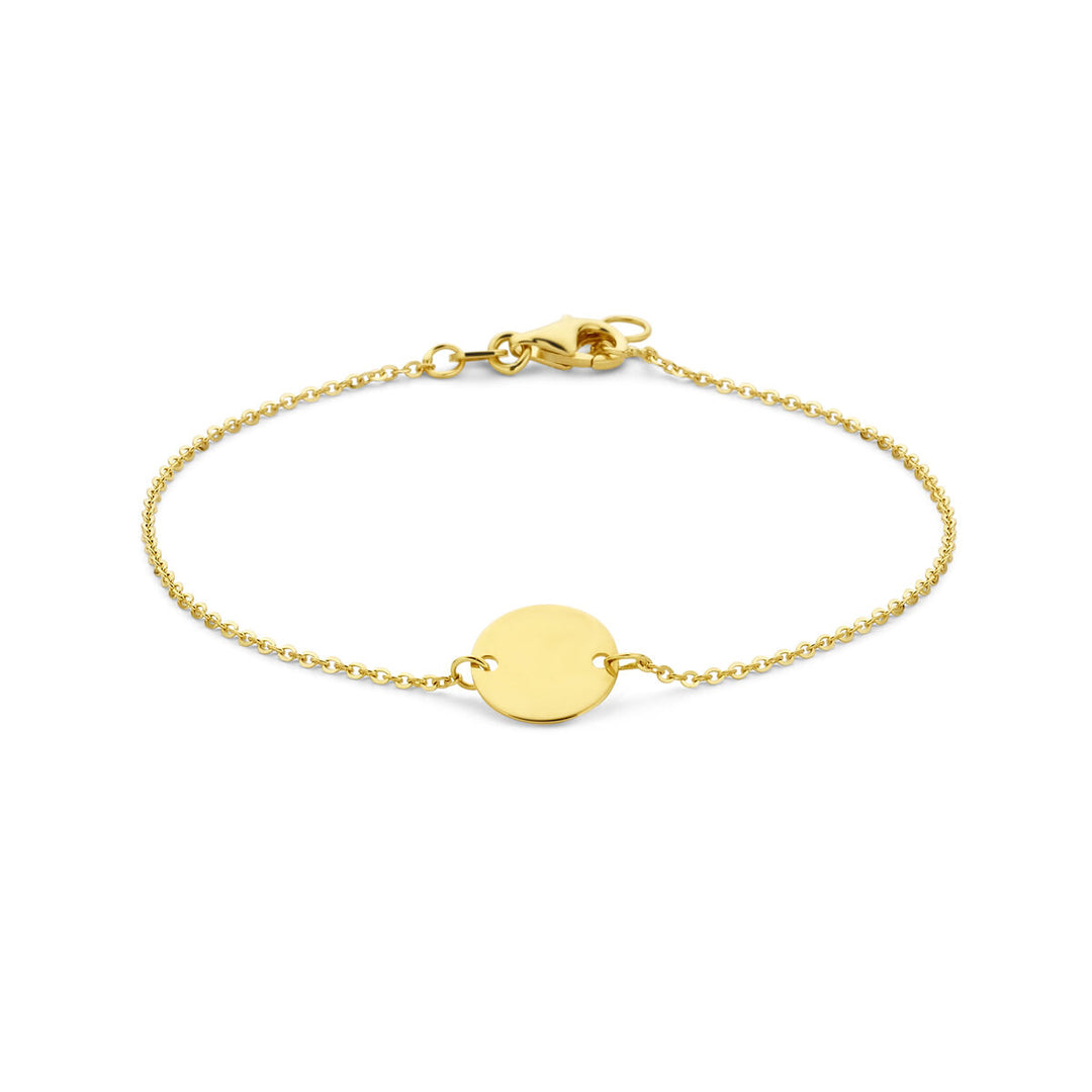 Armbandkreis 17 - 18,5 cm 14K Gelbgold