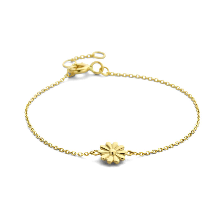 Armband Blume 11 - 12 - 13 cm 14K Gelbgold