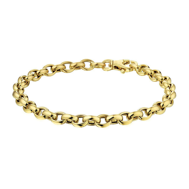 Armband Jasseron 5,0 mm 19 cm 14K Gelbgold
