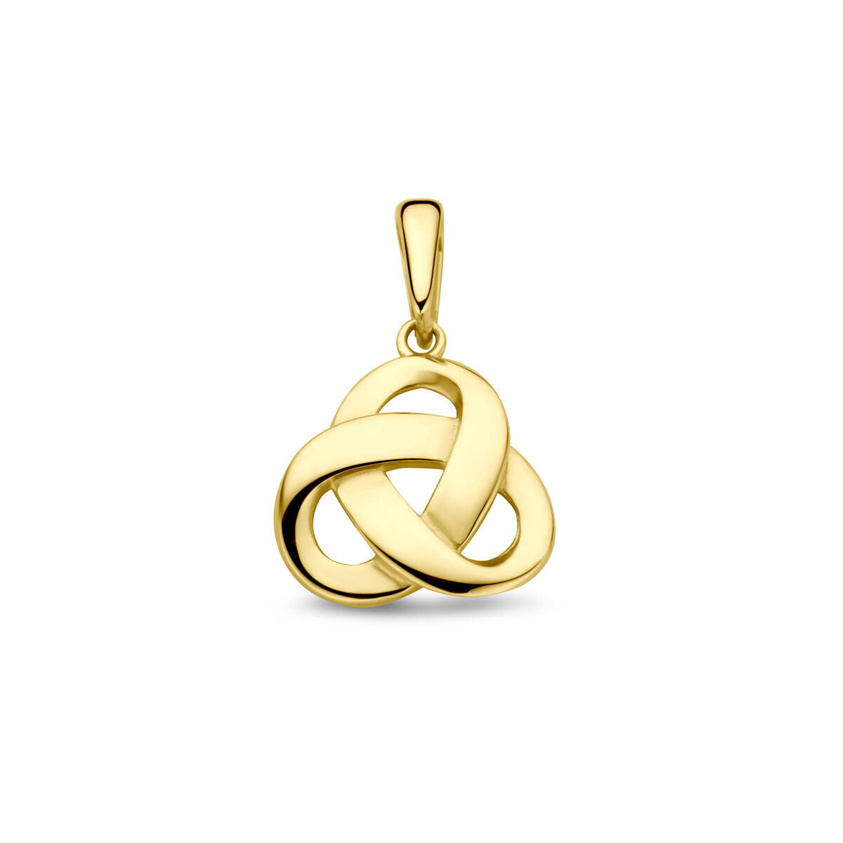 Anhänger Knopf 16 mm 14K Gelbgold