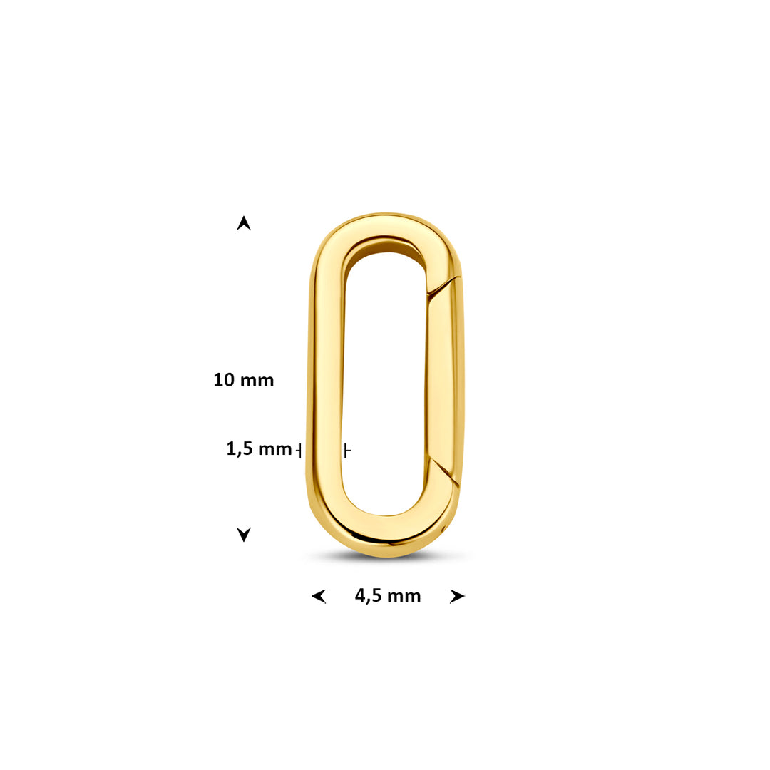 connector 14K geelgoud