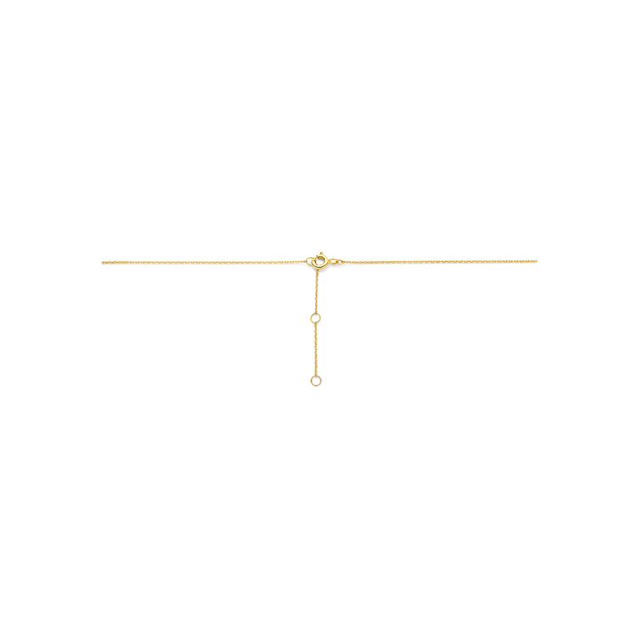 y-collier rondje 14K geelgoud