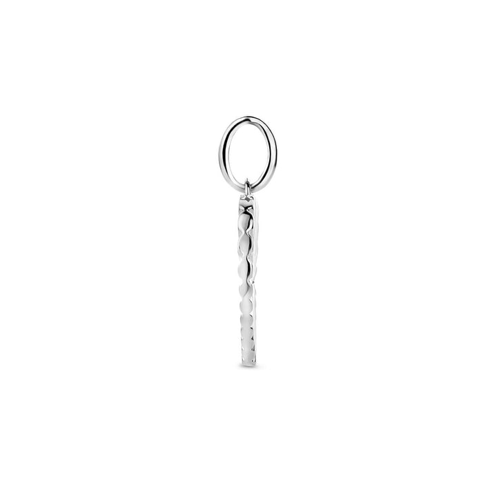 Anhänger Herz Diamant 0,015 ct j p1 Silber rhodiniert