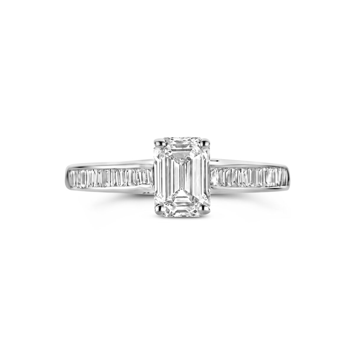 Ring im Labor gezüchteter Diamant 1.19ct H SI 14K Weißgold