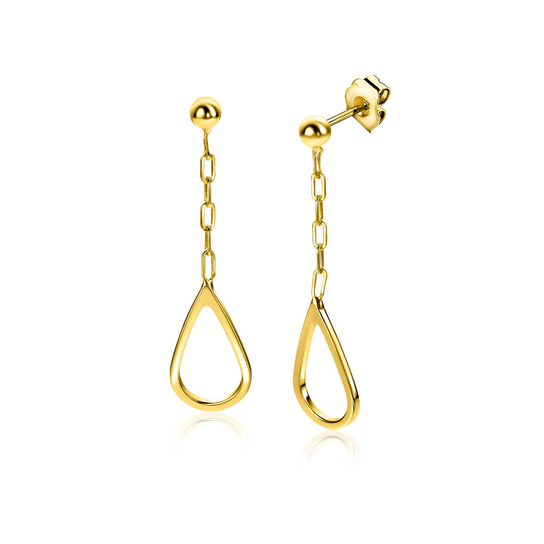 Zinzi Oorbellen Zilver verguld ZIO2634