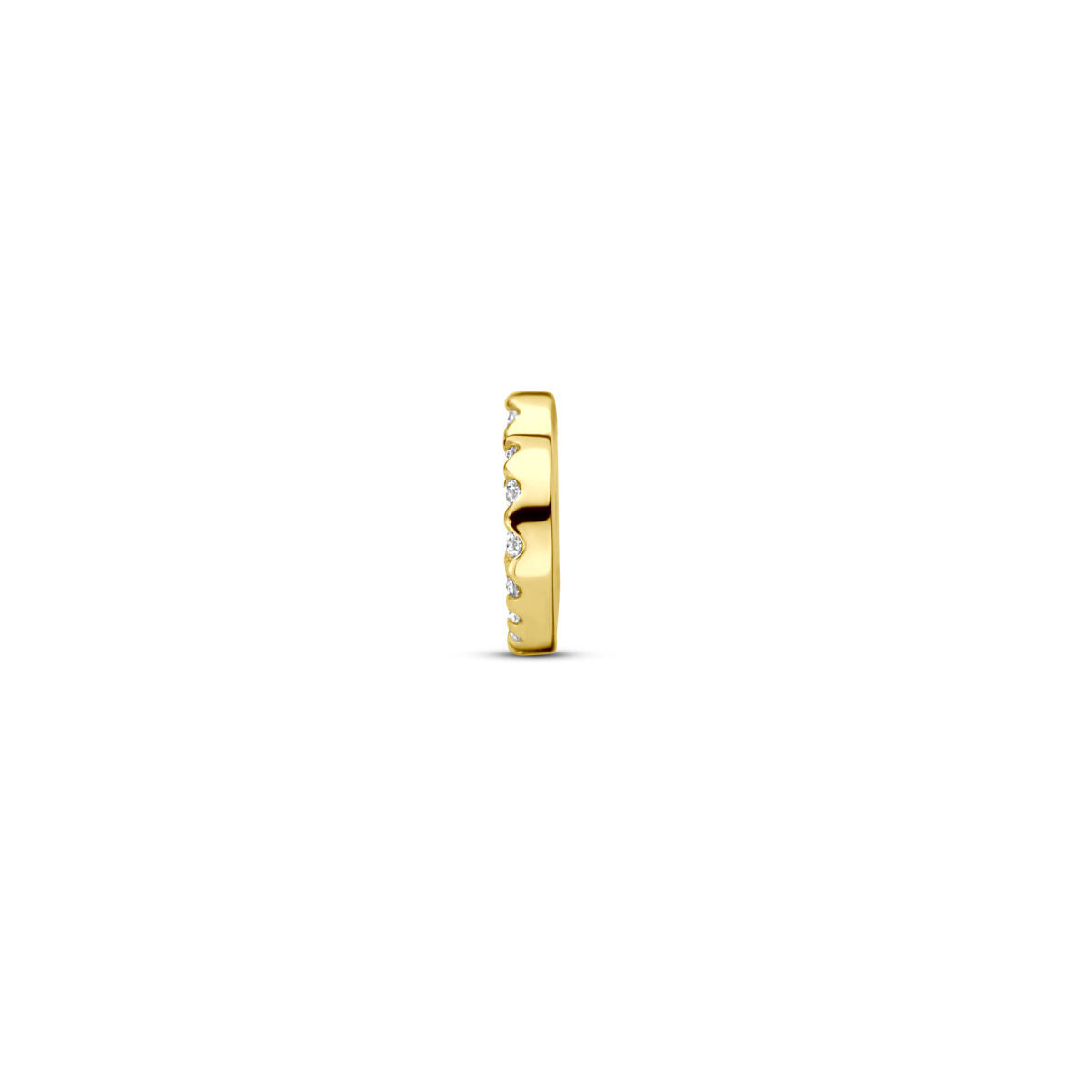 Anhänger Herz Diamant 0,05ct H SI 6,5 mm 14K Gelbgold