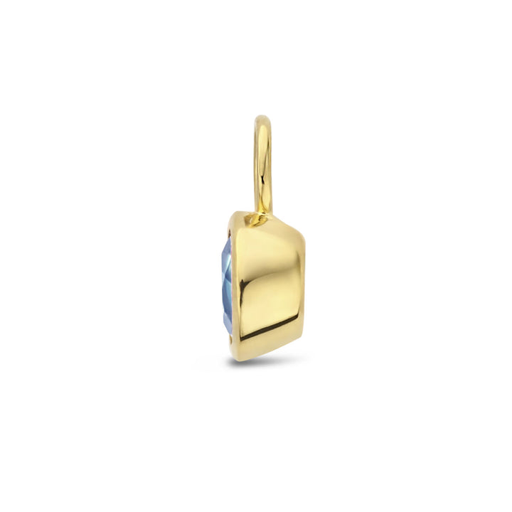 Ohrring-Anhänger Tansanit pro Stück 14K Gelbgold