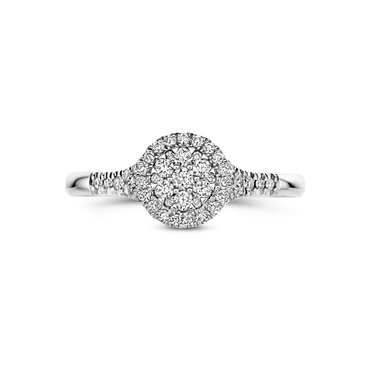 Ring Diamant 0,36 ct h SI 14K Weißgold