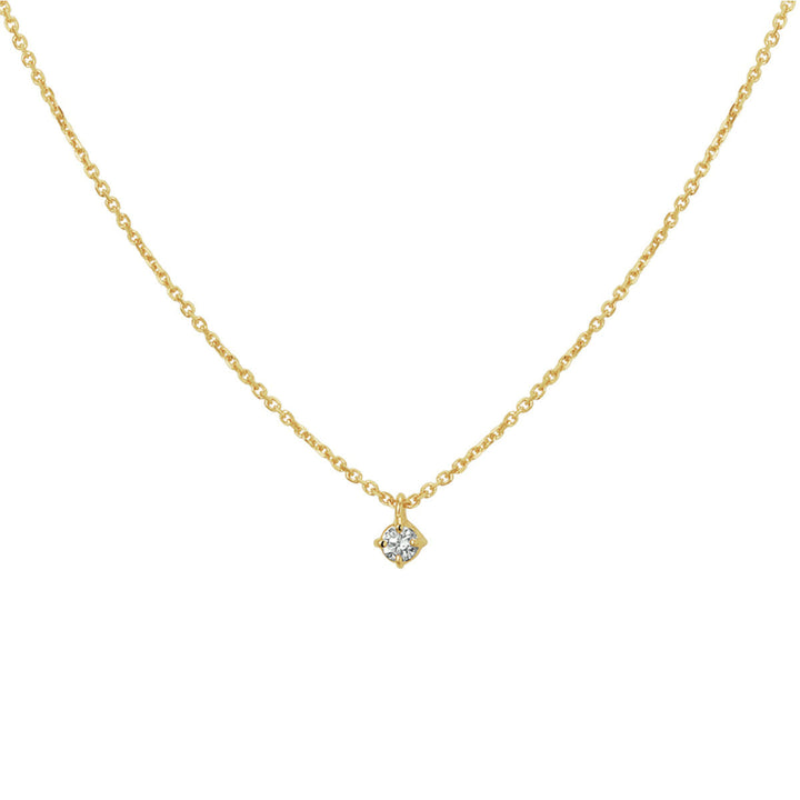 Halskette Diamant 0,10 ct H SI 41 - 43 - 45 cm 14K Gelbgold