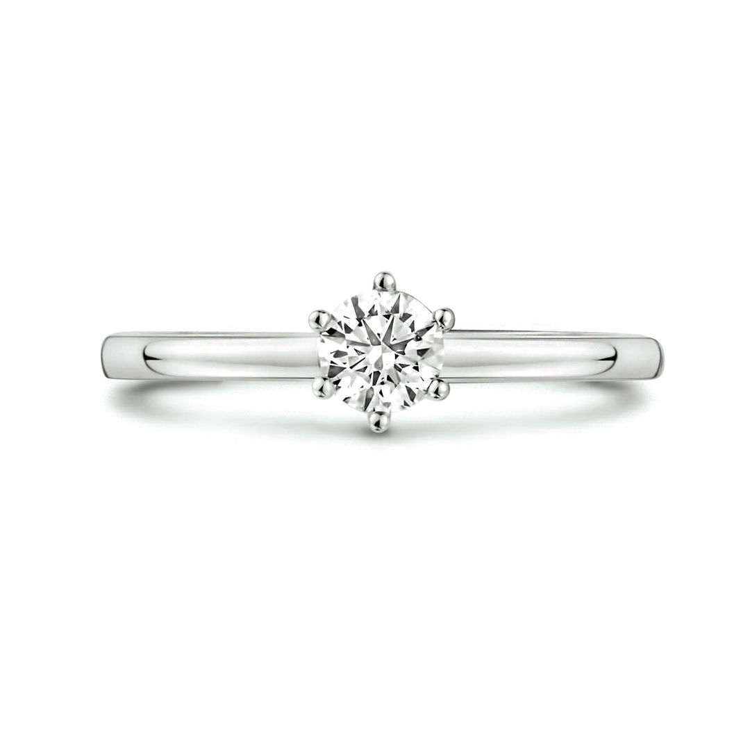 Ring Diamant 0,25 ct h SI 14K Weißgold