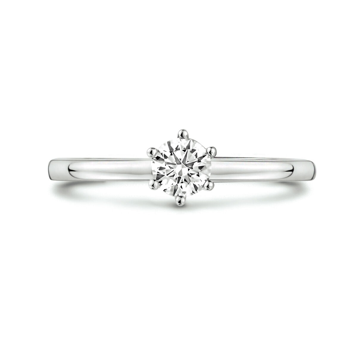 Ring Diamant 0,25 ct h SI 14K Weißgold