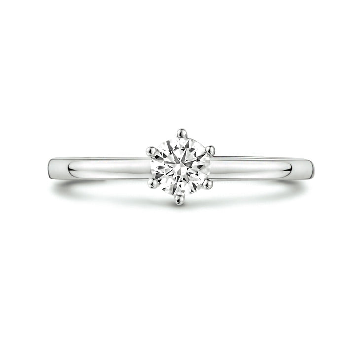 Ring Diamant 0,25 ct h SI 14K Weißgold