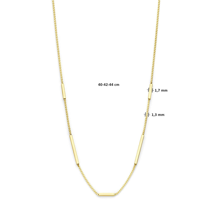 Gold Damenhalskette 14K