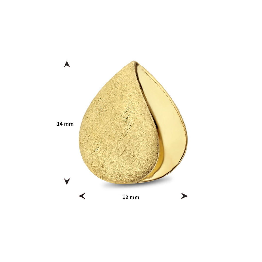 Anhänger poliert/matt 14K Gelbgold