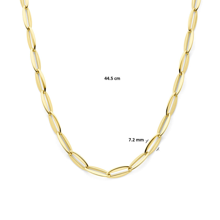 Halskette Anker 7,2 mm 44,5 cm 14K Gelbgold