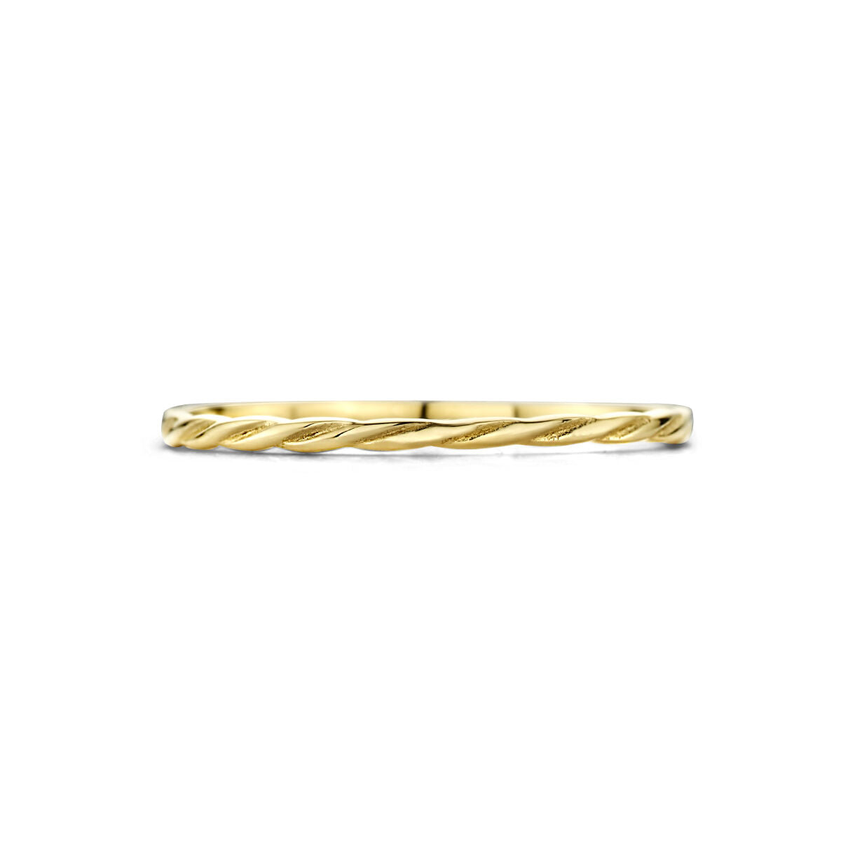 Gelbgoldring gedreht 14K