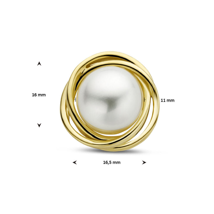 Anhänger Perle 14K Gelbgold