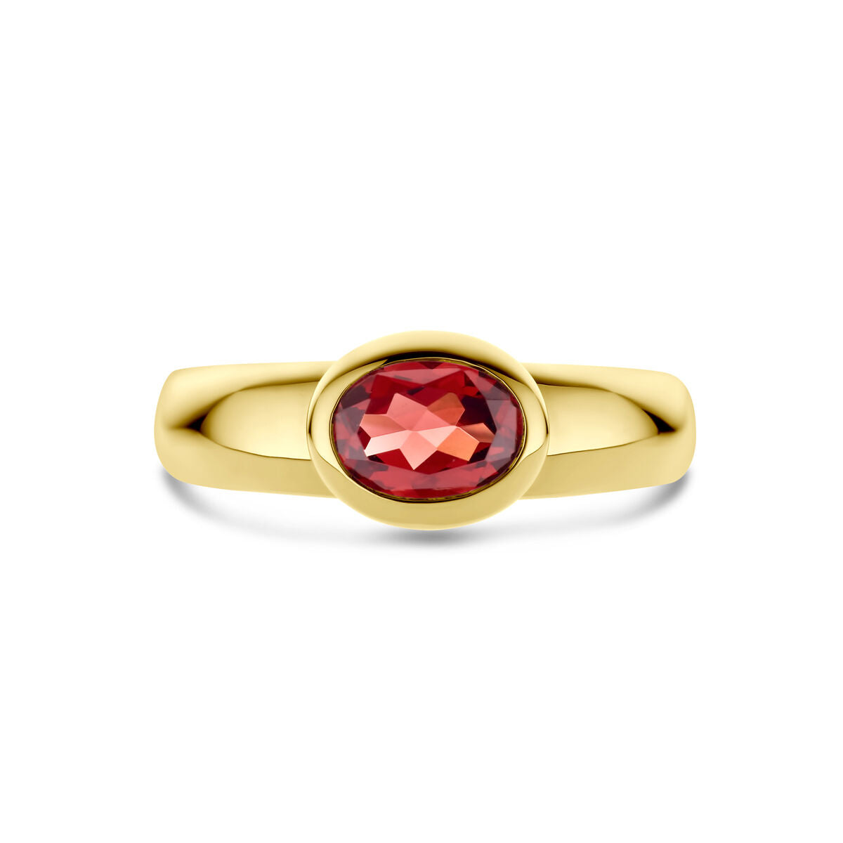 Ring Granat 14K Gelbgold
