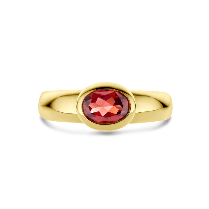 Ring Granat 14K Gelbgold