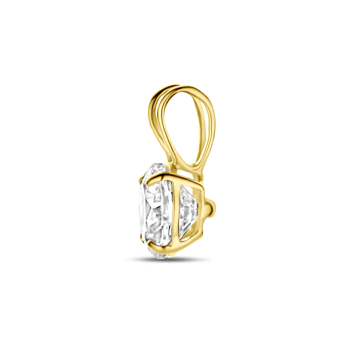 Anhänger Zirkonia 14K Gelbgold